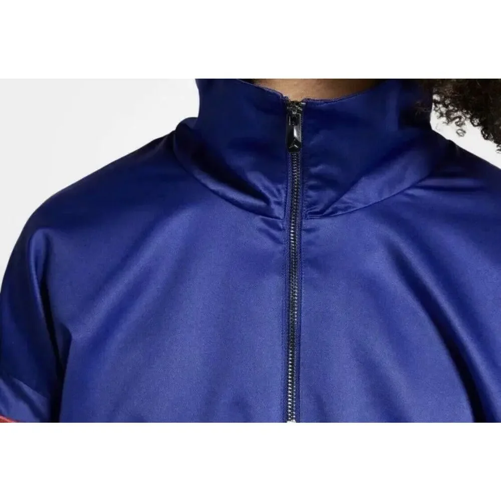 Nike Air Jordan Wings Pullover Jacket Mens Size XL Satin Feel AO0406-455